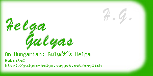 helga gulyas business card